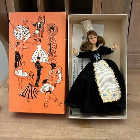 Vintage Flagg International Doll France Original Box 8” Tall Flexible Play Dolls - Picture 9 of 11